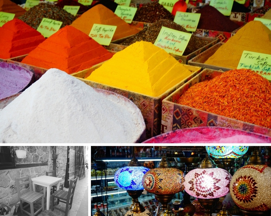 Spices at the Old Town in Antalya