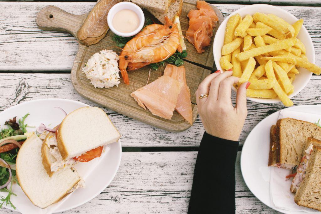 Food at the Godolphin Arms, Cornwall