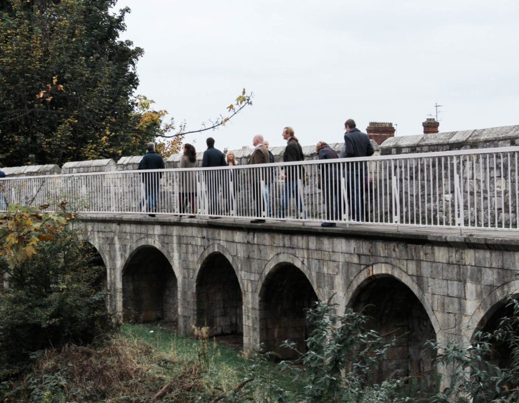 Walking the city walls of York