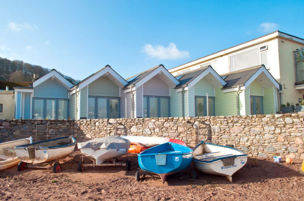 Shaldon Beach Huts in Teignmouth