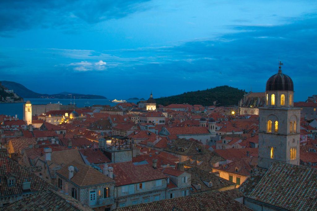 Dusk in Dubrovnik