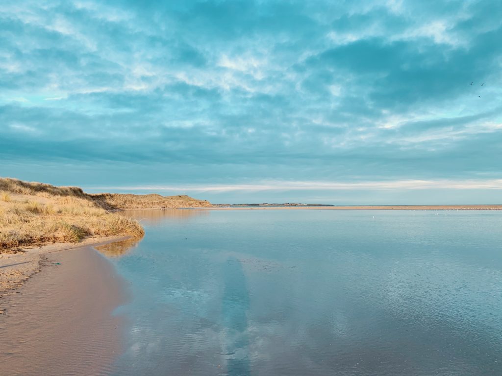 beach in northumberland
