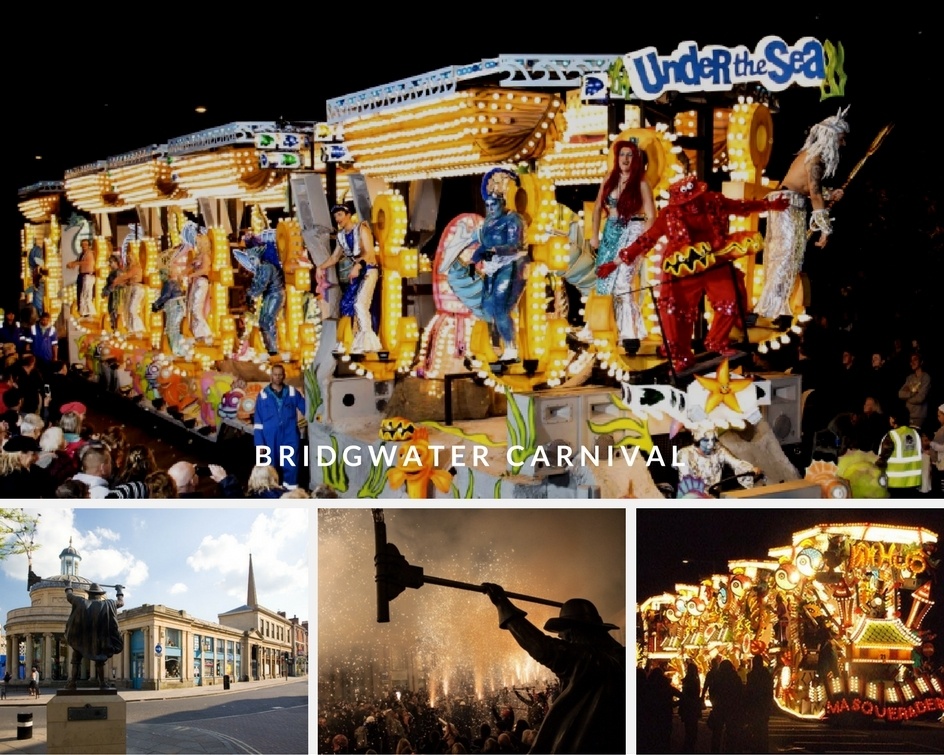 Bridgwater carnival in early Nov Bridgwater carnival in early Nov