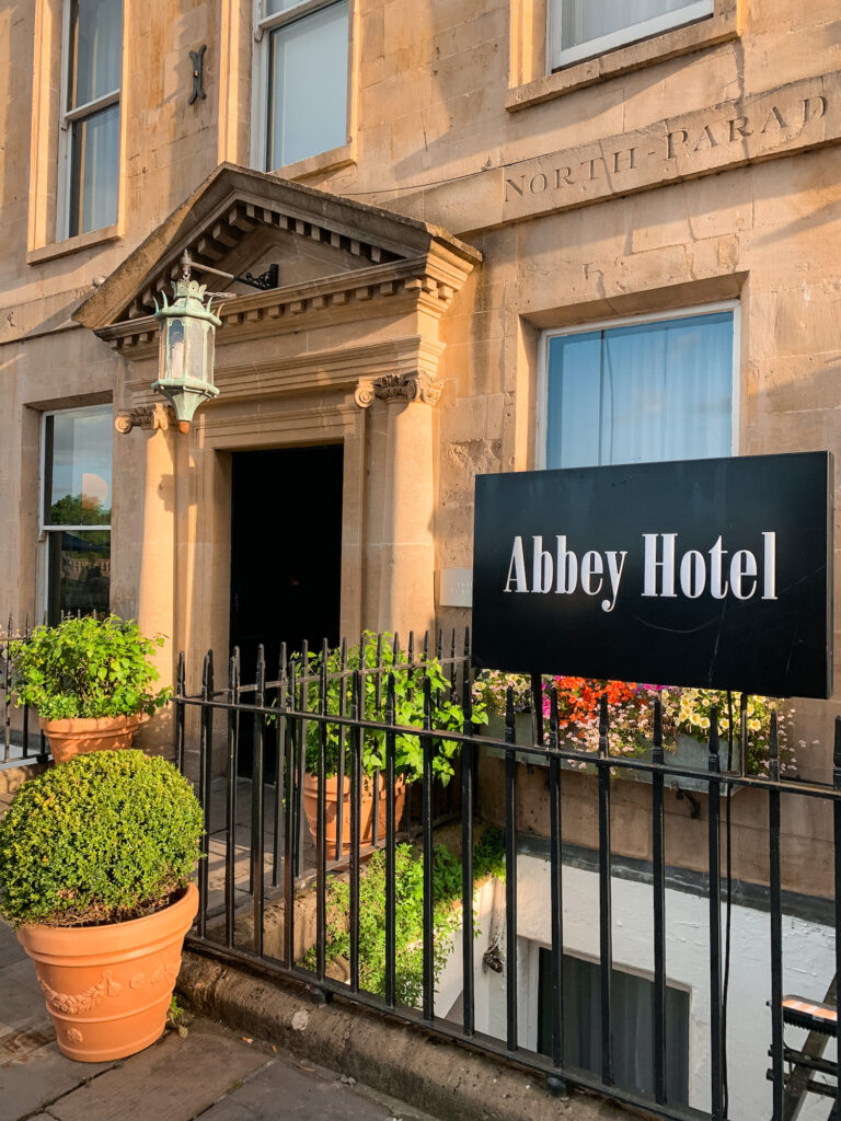 weekend in bath abbey hotel outside
