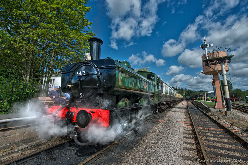 Steam train in South Devon