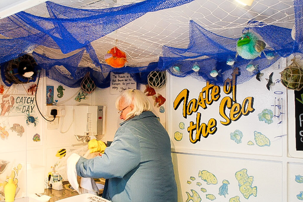 Things-to-do-in-lyme-regis Seafood Bar Owner