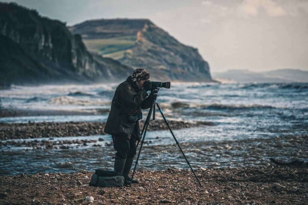 Things-to-do-in-lyme-regis: Simon Emmett photographing
