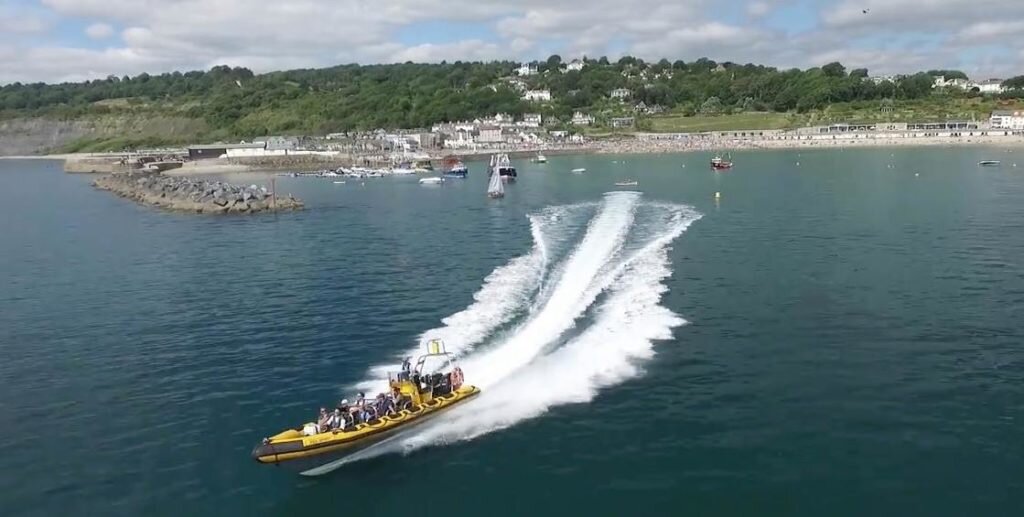 Things-to-do-in-lyme-regis RIB Ride boat moving