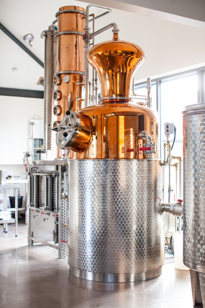 Salcombe copper gin still