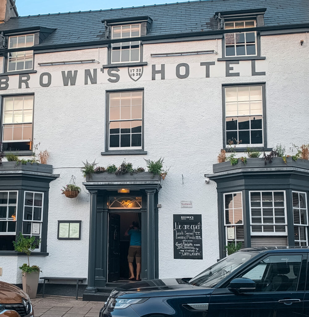 Brown's Hotel in laugharne - south west wales