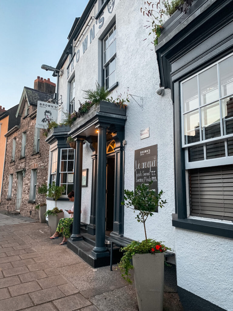 Brown's Hotel in laugharne - south west wales