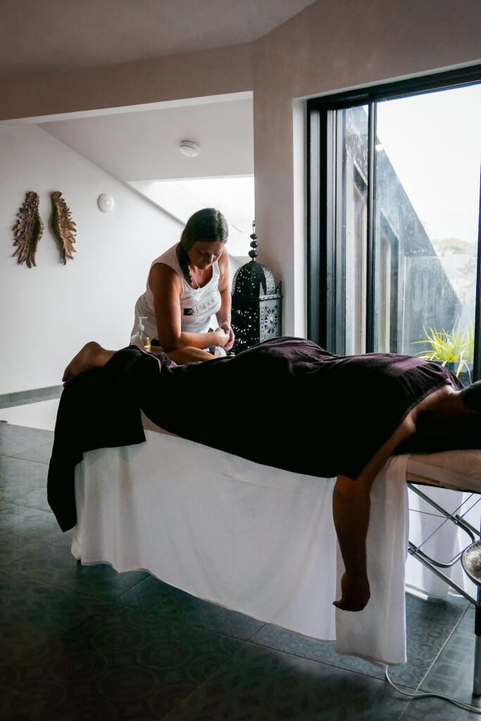 romantic getaway Cornwall - fallen angel - massage