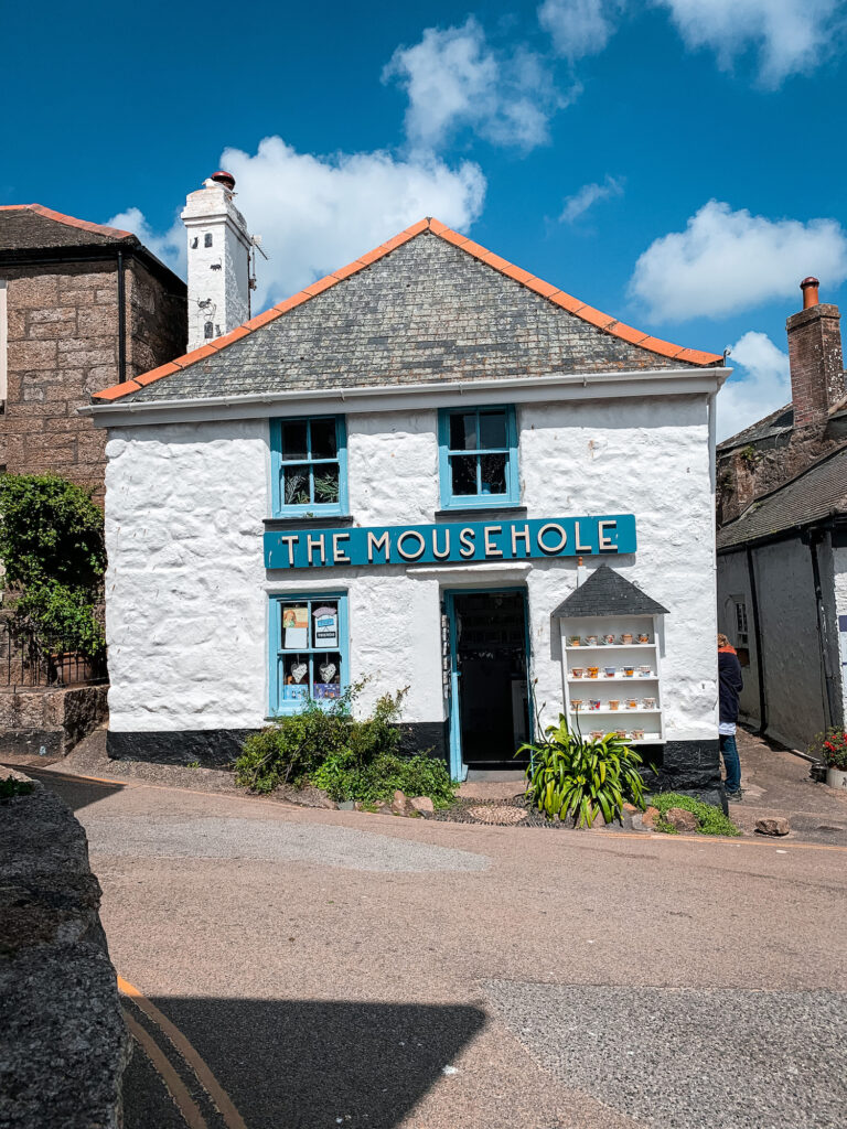 romantic getaway Cornwall - fallen angel - mousehole shop