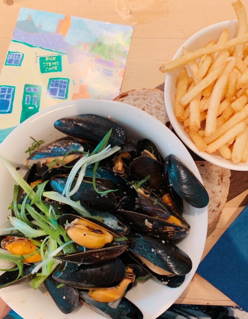 Moules Frites at Rick Steins Cafe Padstow