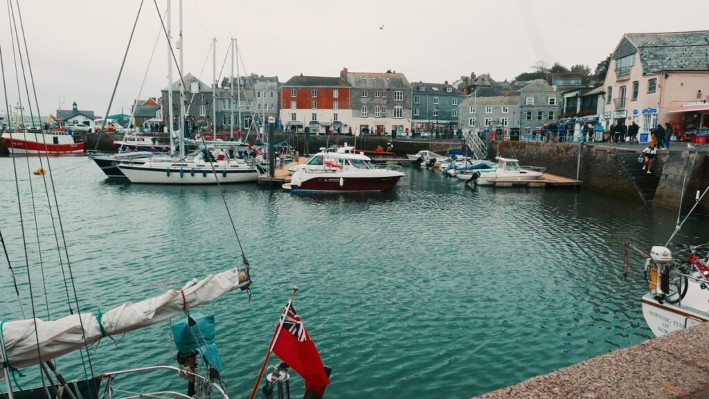 Padstow harbour on a girls' weekend away