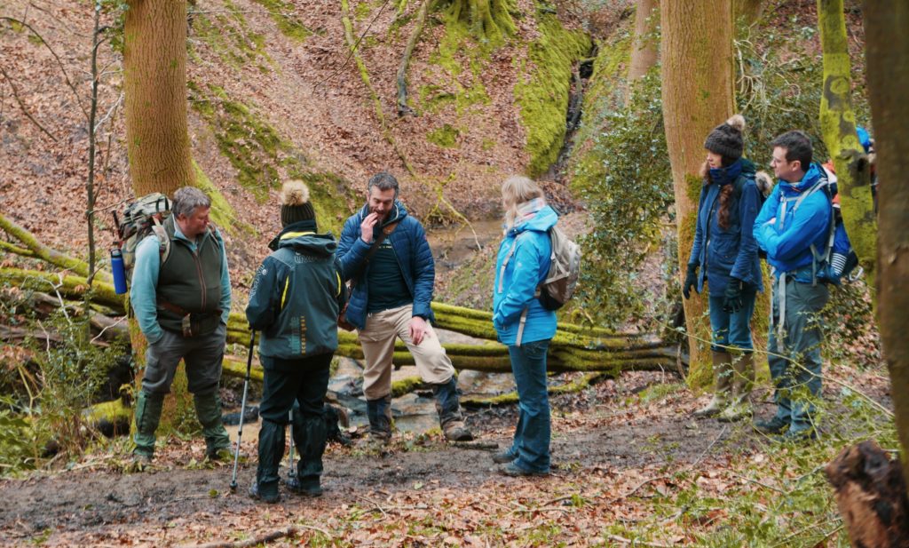 Rob Gould - The Cotswold Forager - Rob and group