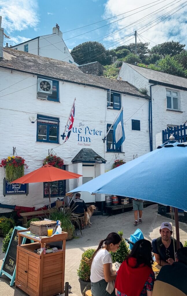blue petter inn polperro cornwall