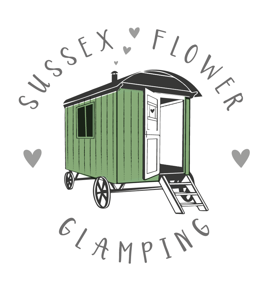 sussex flower glamping logo