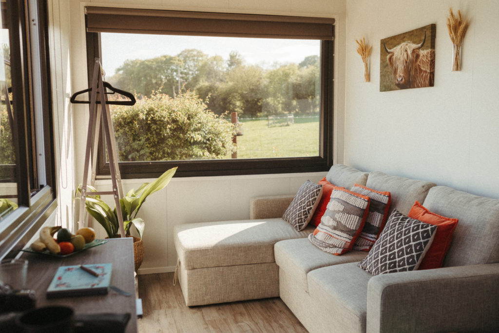 Trelan Farm Glamping Wales, Living Space