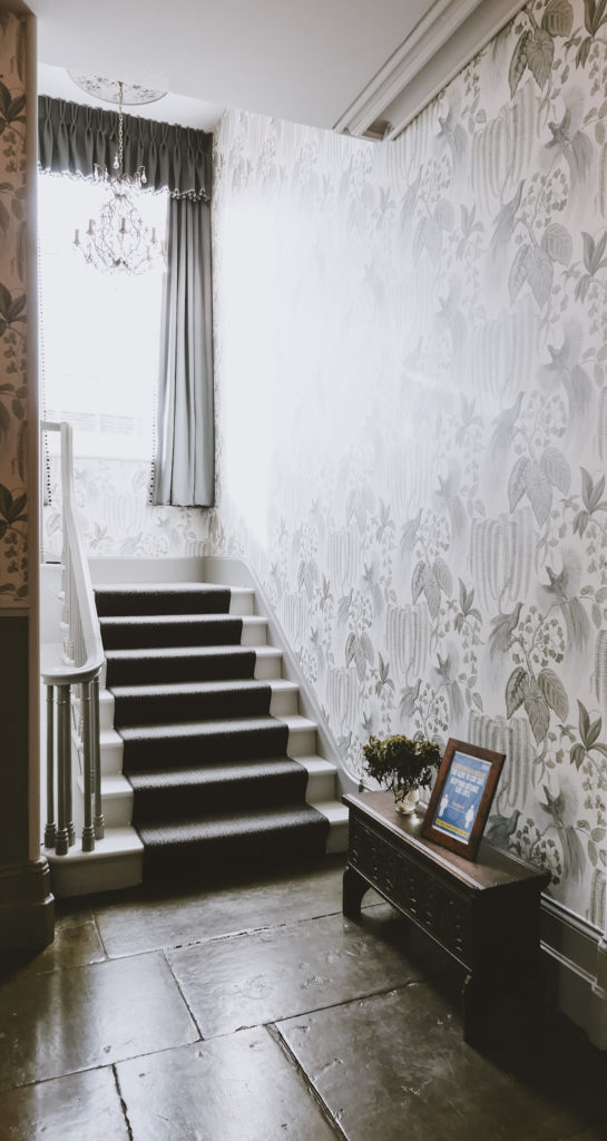 lemore manor coach house stairs to accommodation