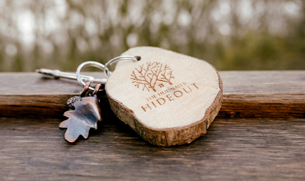Hudnalls Hideout - treehouse to stay in, Wye Valley, key and keyring
