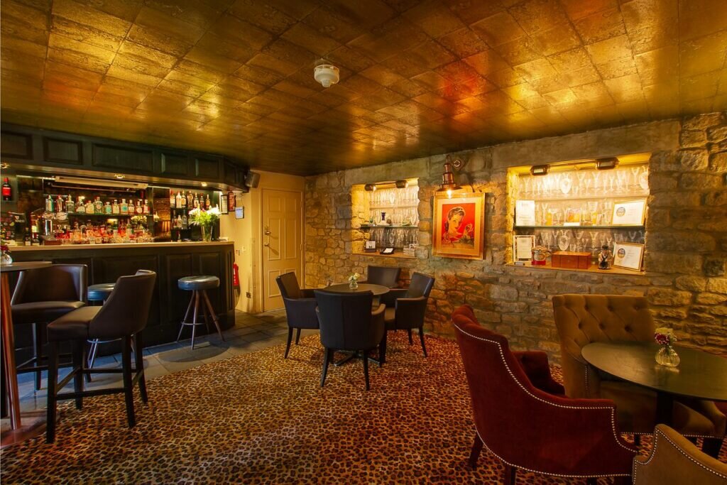 bar at the Eastbury Hotel Sherborne