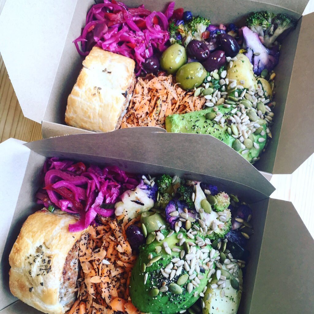 secret garden cafe in cardiff - picnic box
