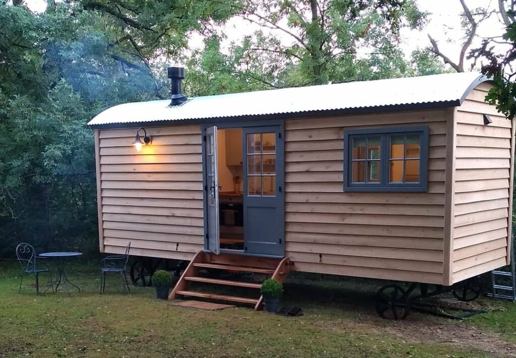 bakehouse west sussex - glamping and baking experiences - shepherd's hut