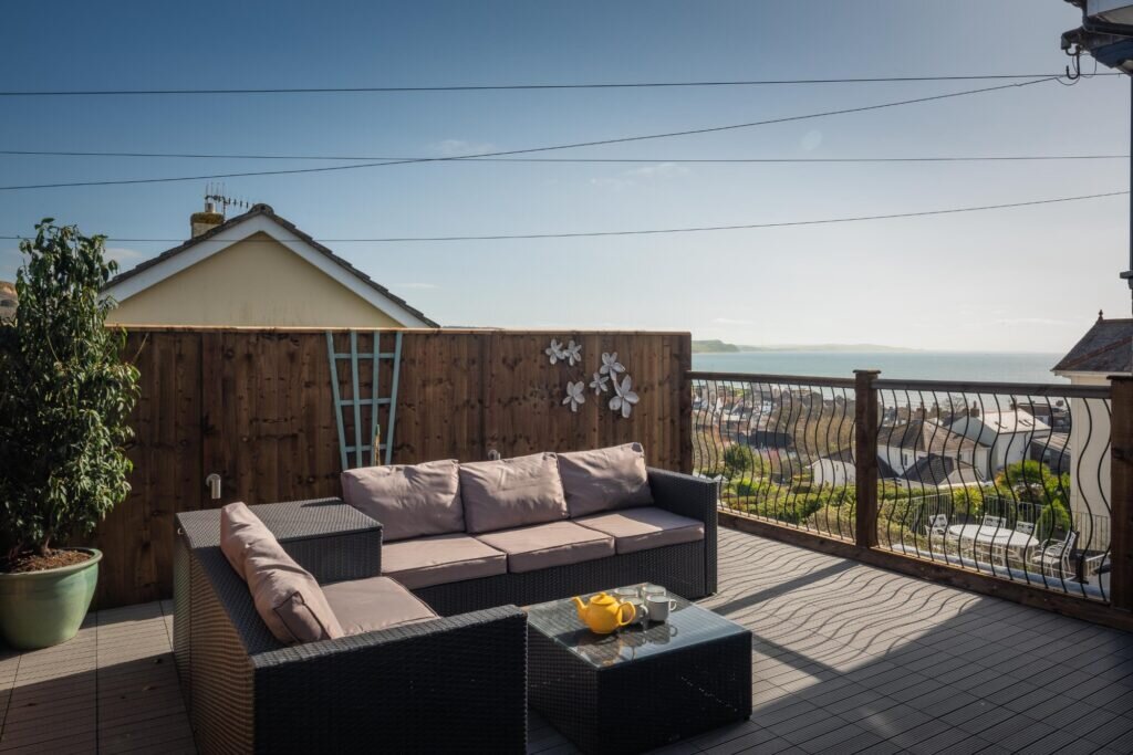 dog-friendly accommodation lyme regis terrace views