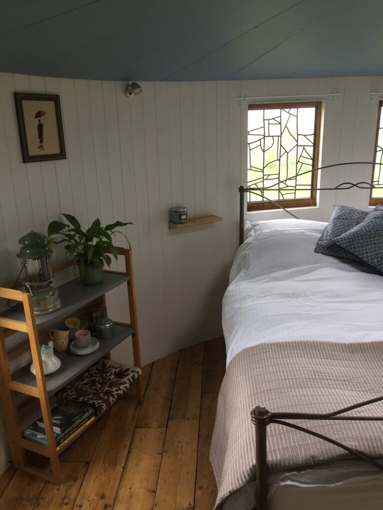cadora-woods-glamping-forest of dean - yurt bedroom