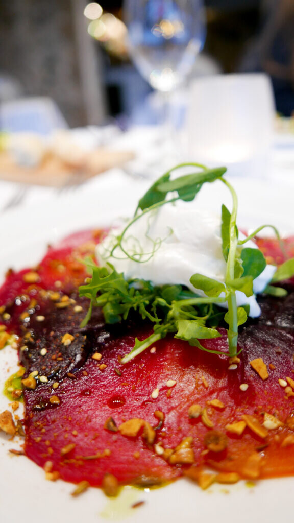 beachcroft-beach-huts: food in Tamarisk Restaurant