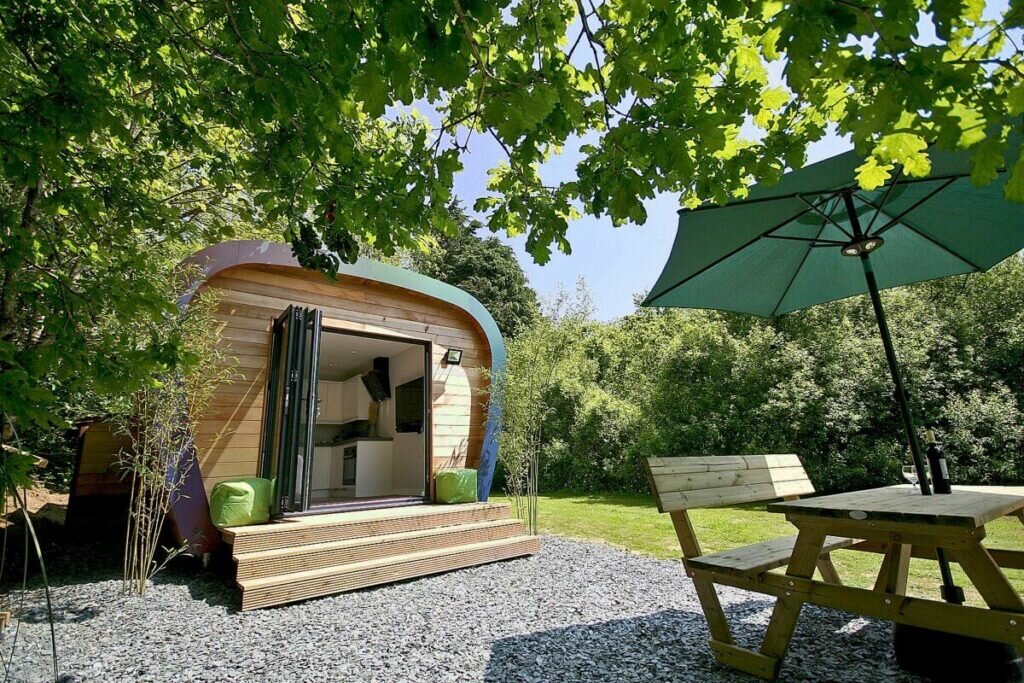 ecopod sunridge, Devon, exterior