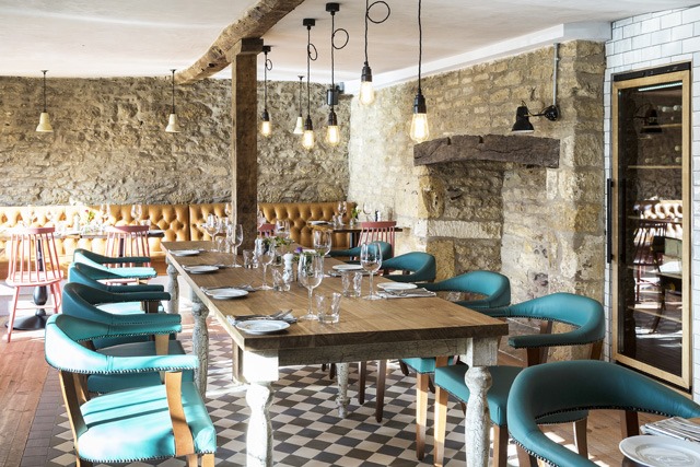 the old stocks in stow - restaurant