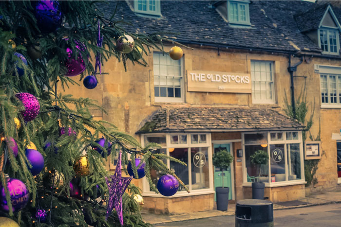 the old stocks in stow - outside