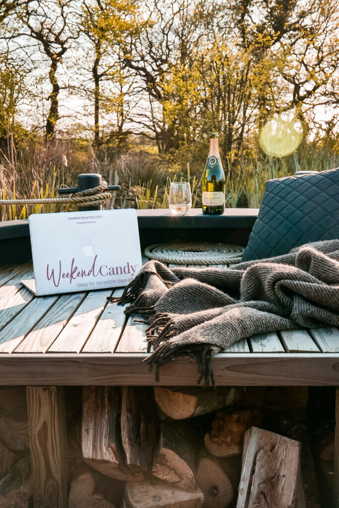 glamping-north-devon-blackbird deck on boat