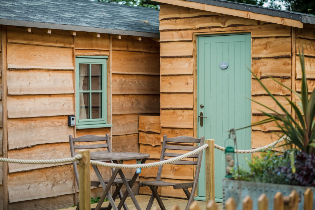 toad hall lodges suffolk - lodge outside