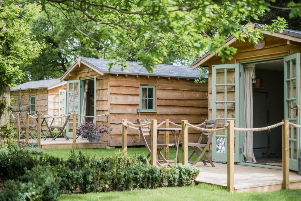 toad hall lodges suffolk - outside