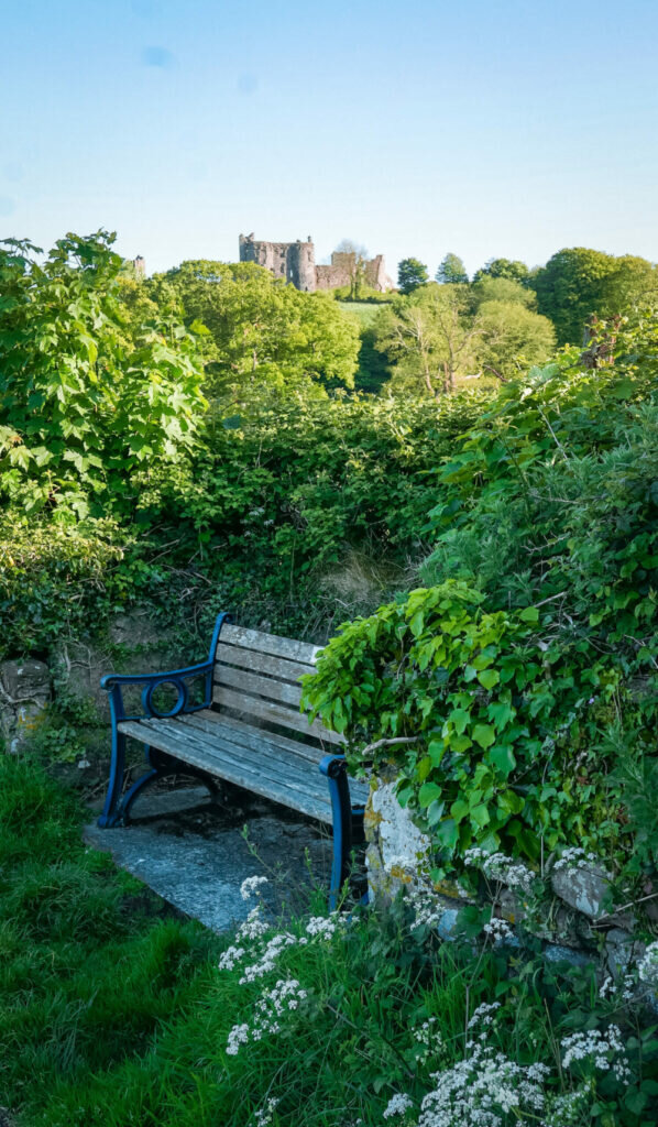 llansteffan in south west wales: llansteffan castle