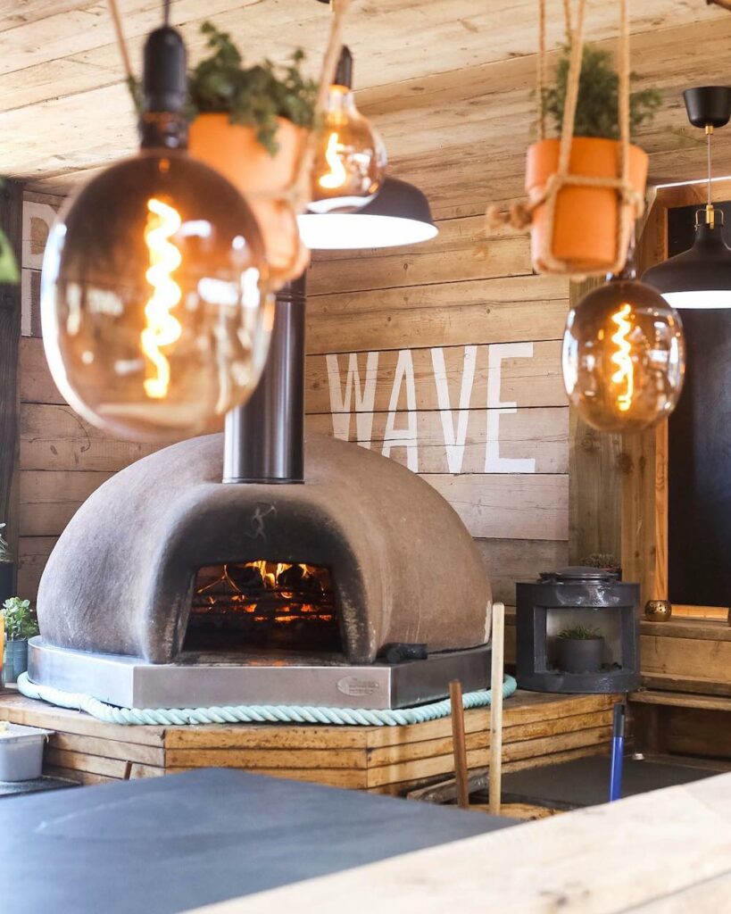 watch house cafe west bay - pizza oven