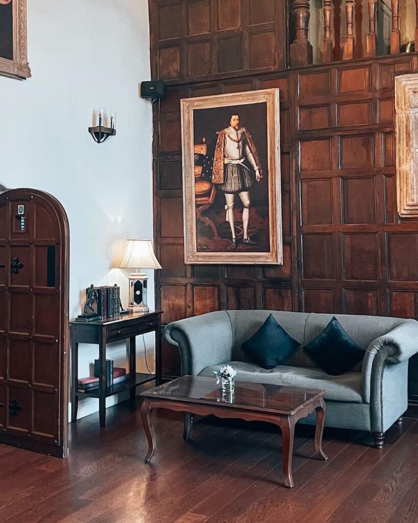 boringdon hall spa devon - hallway