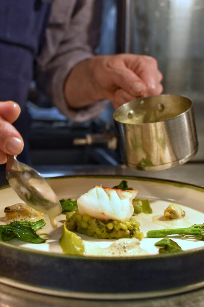 the whitebrook restaurant monmouthshire - food served