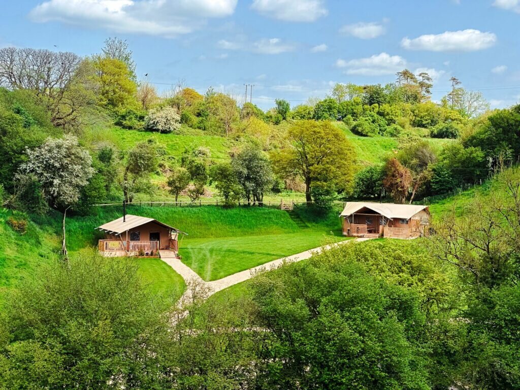 hadspen glamping somerset safari tent