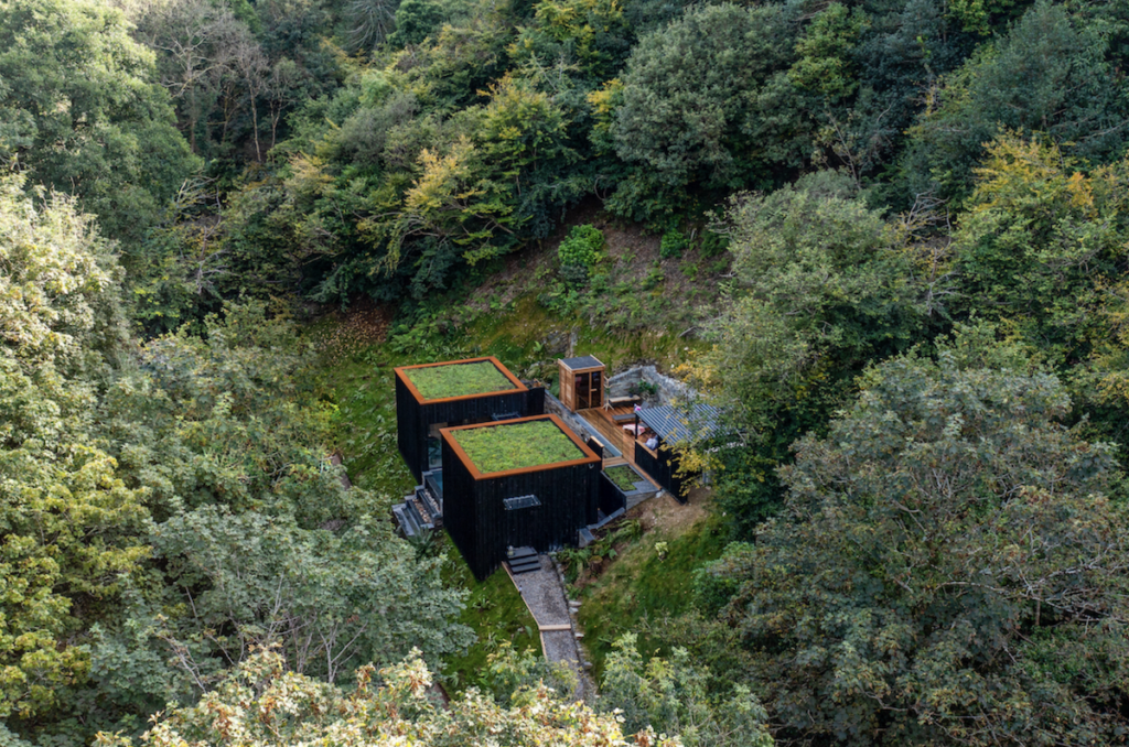 Wildwood Spa in Devon: overhead shot