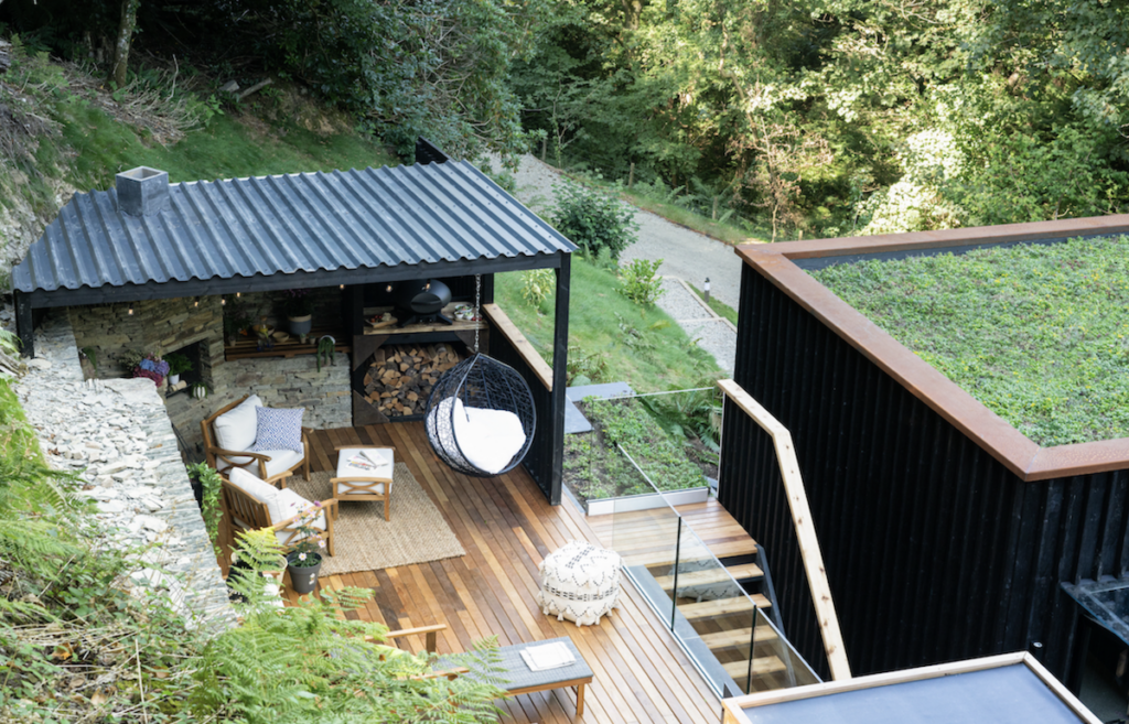 Wildwood Spa in Devon: Outside overhead