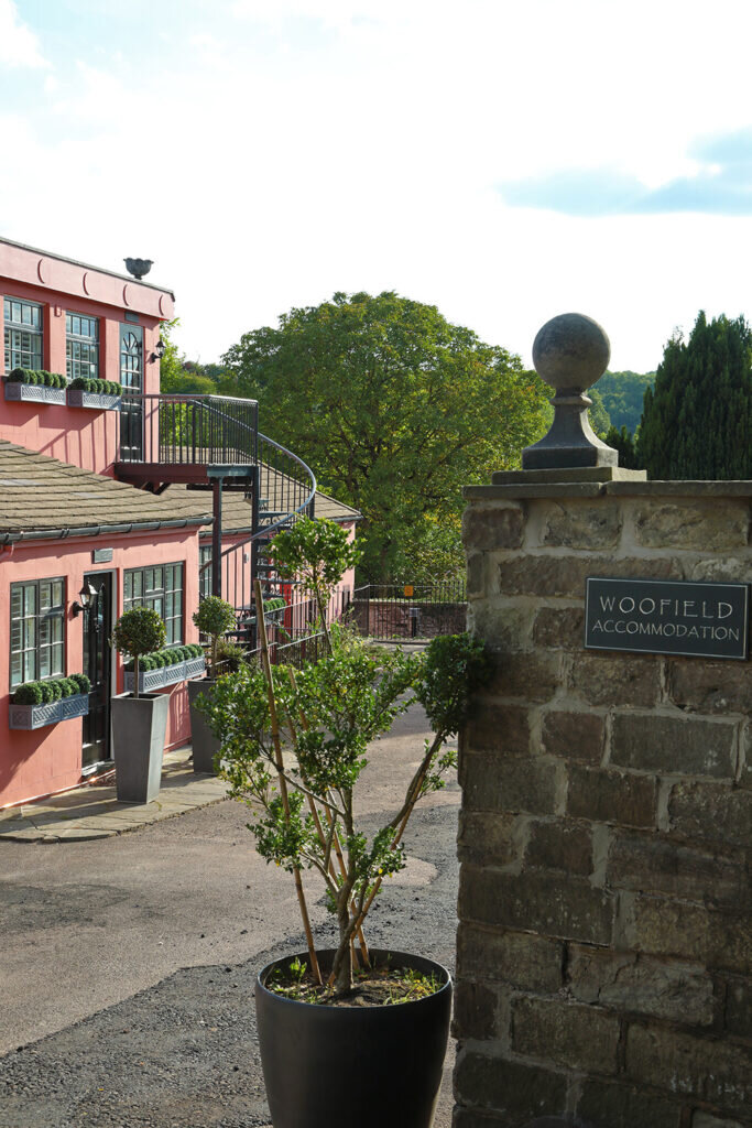 Forest of Dean dog friendly accommodation: woofield, manor house entrance