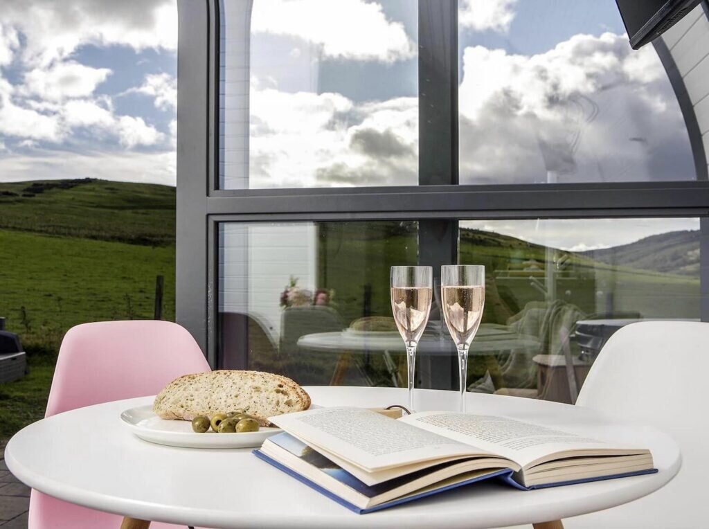 Short Break Perthshire: Pathgreen glamping and spa. pod relaxing