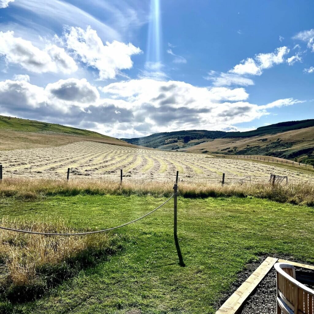 Short Break Perthshire: Pathgreen glamping and spa. pod view