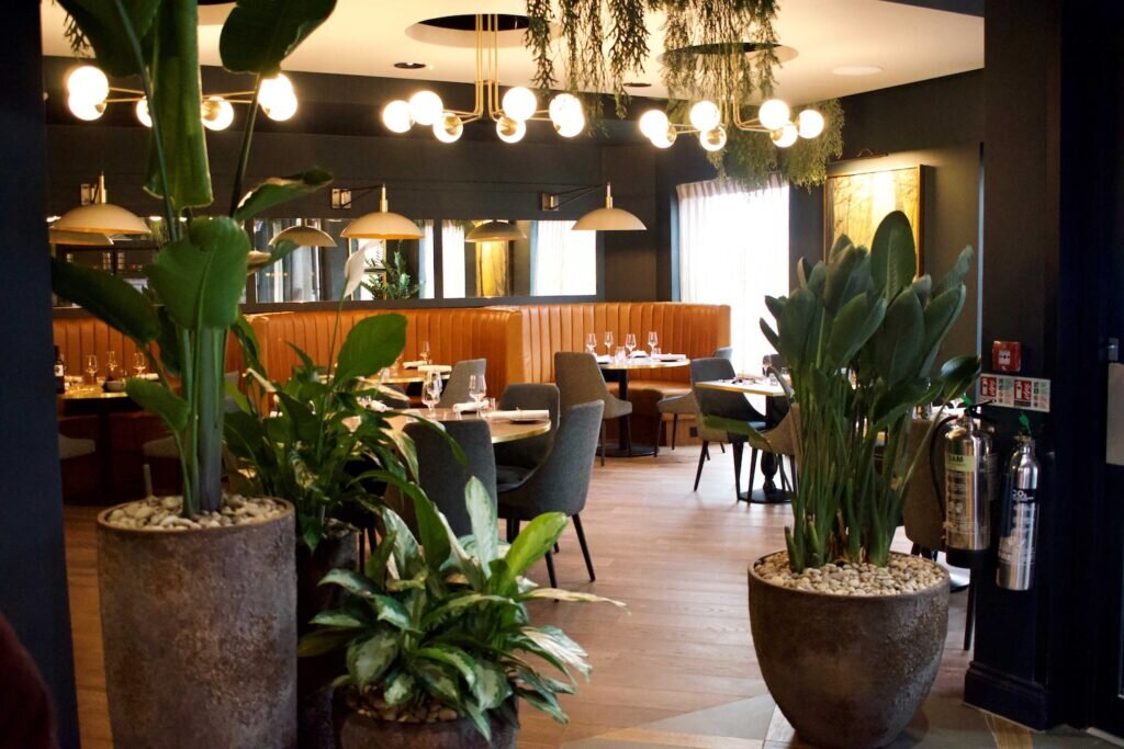 main reception at the indigo hotel in chester