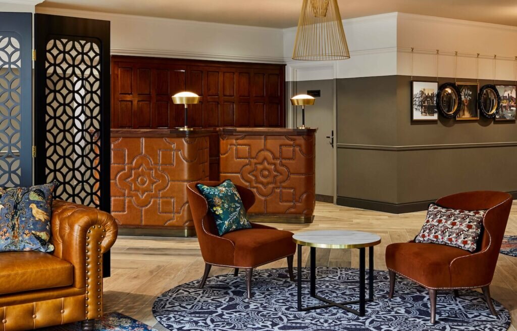 reception at the indigo hotel in chester